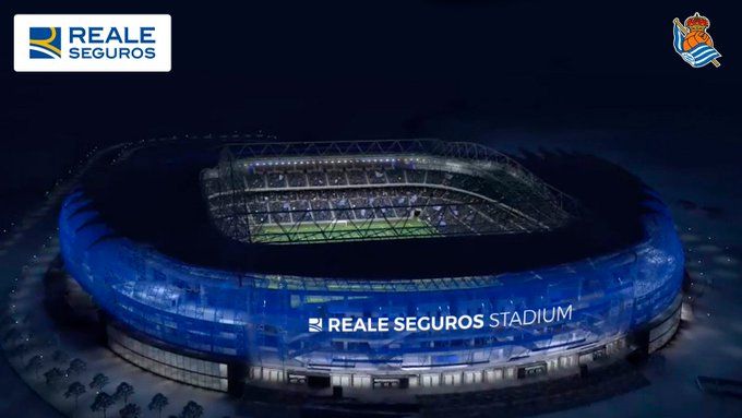  Anoeta pasa a llamarse 'Reale Seguros Stadium'.