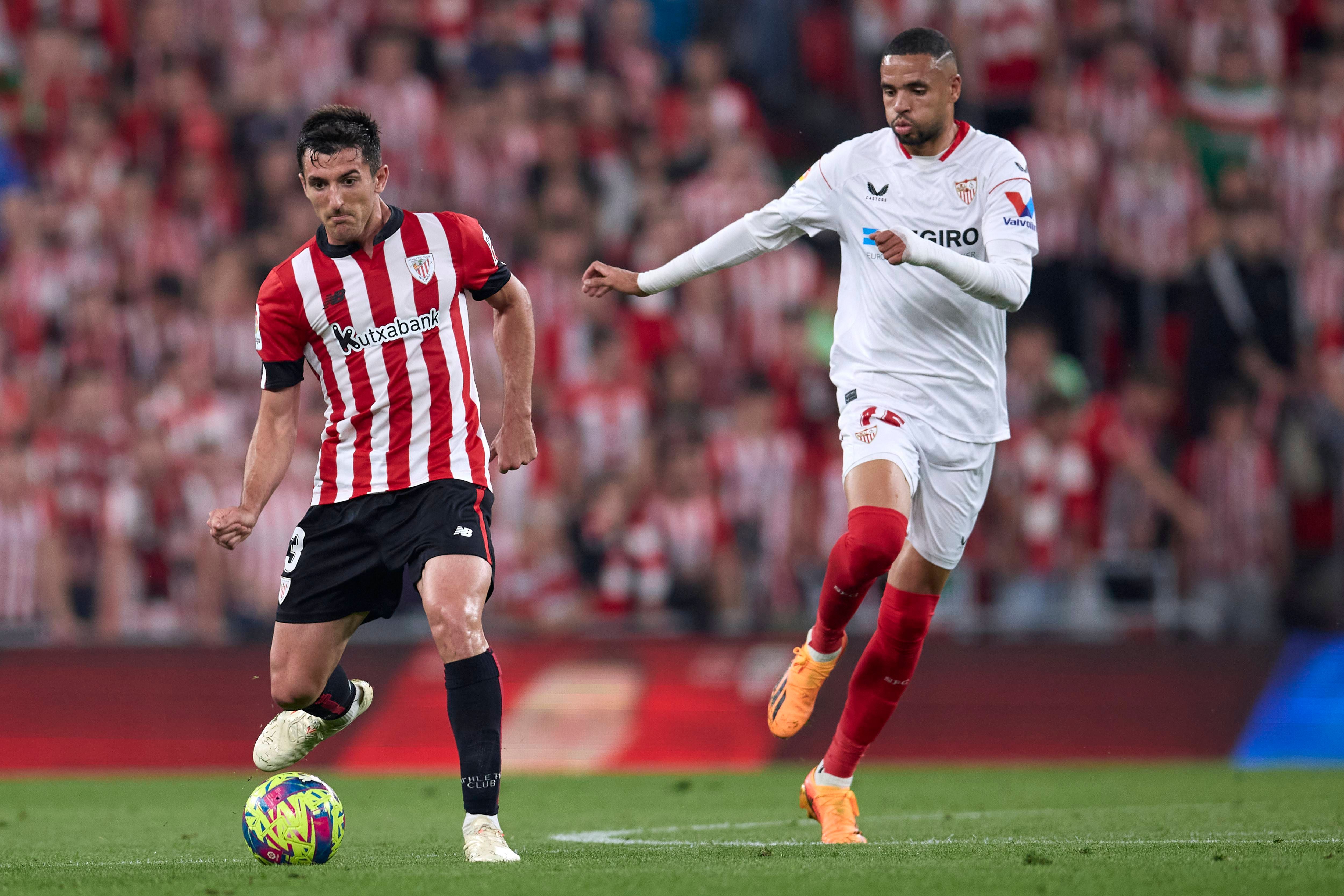  En-Nesyri, en el Athletic-Sevilla.