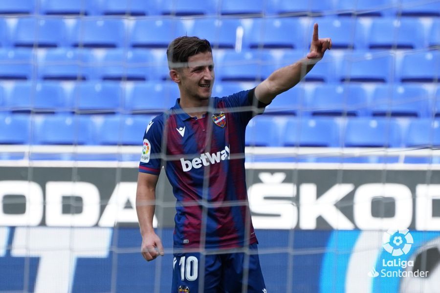  Bardhi celebra su gol. (Foto:LaLiga)