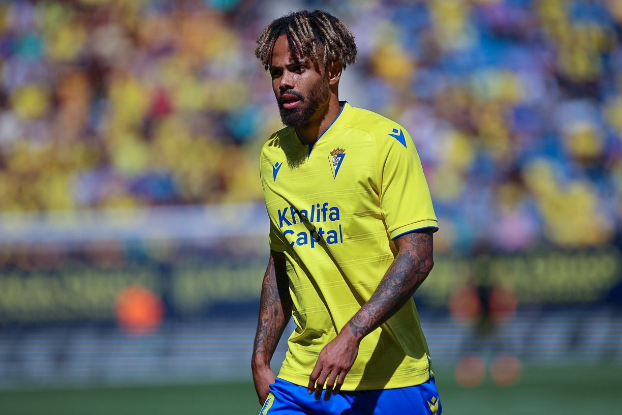  Bongonda, durante el Cádiz-Villarreal.