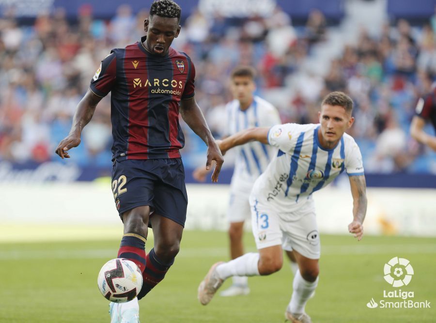 Bouldini, durante el Levante-Leganés.