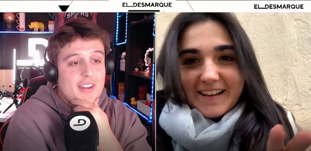 La aficionada viral del Girona tras gastarse cuarenta euros en Montilivi