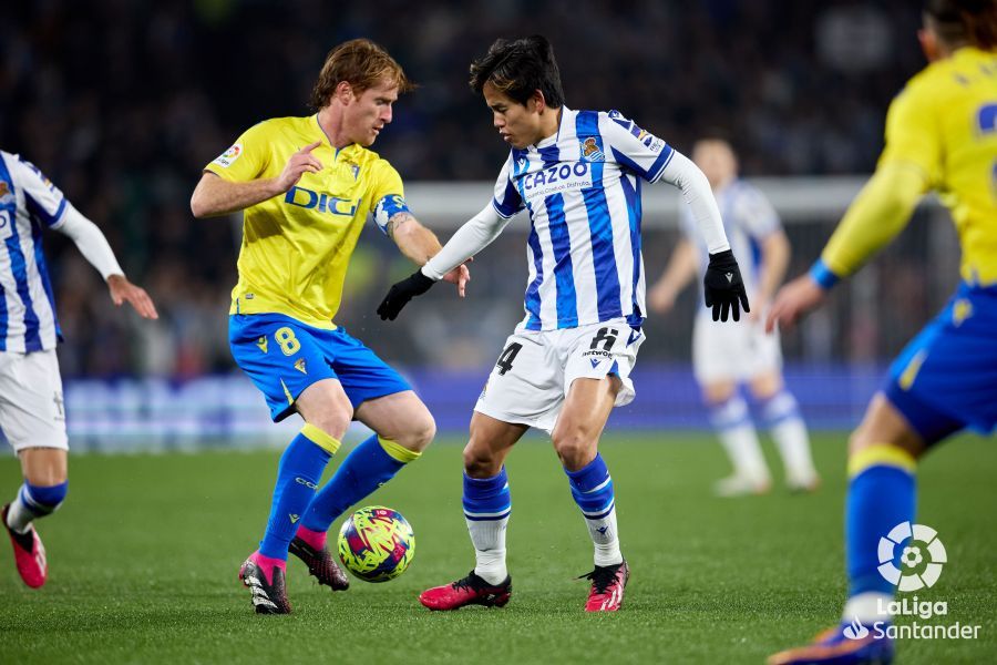 Real Sociedad - Cádiz, en directo: ¡descanso en el Reale Arena!