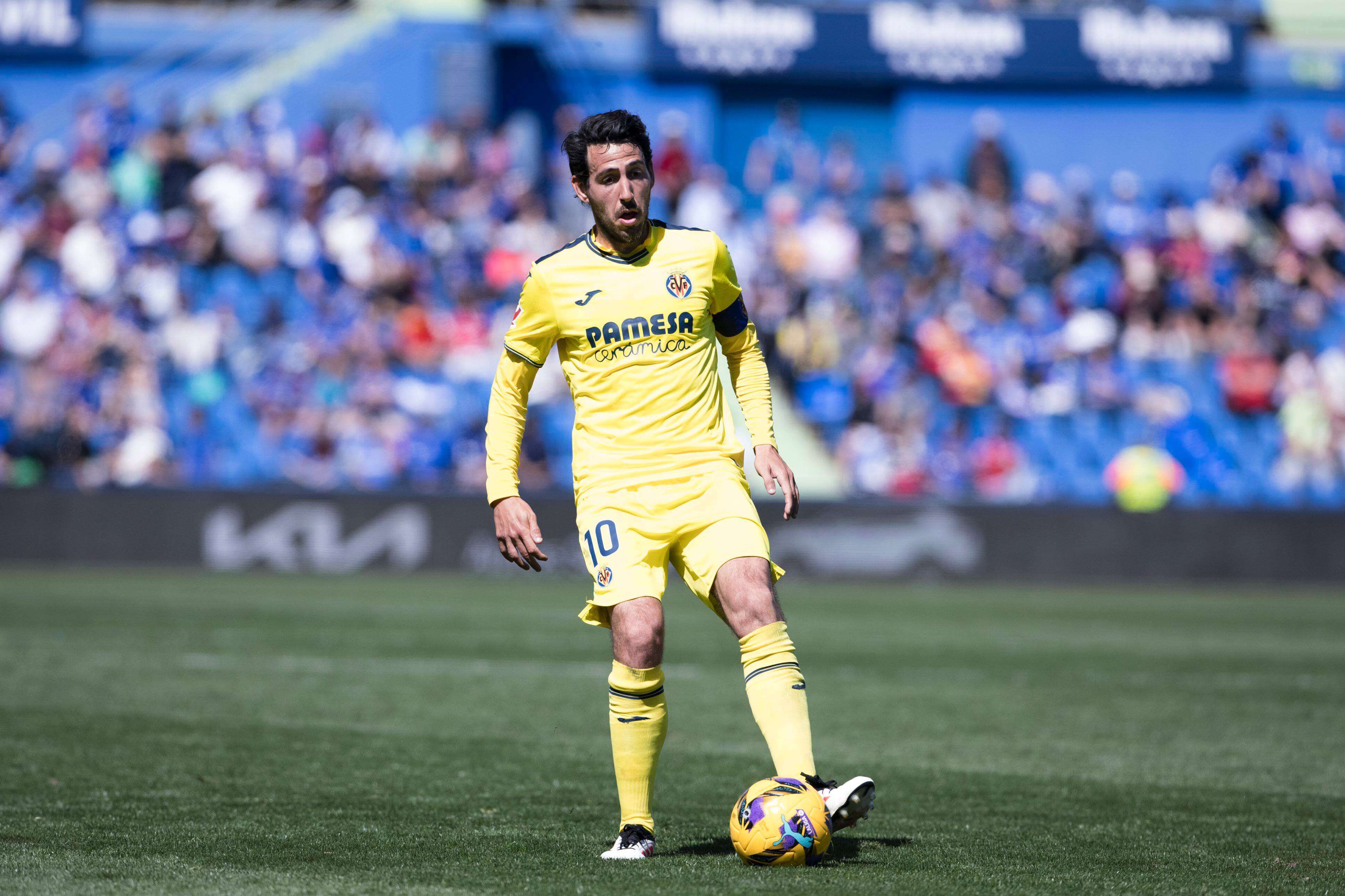  Dani Parejo, durante el Getafe-Villarreal de LALIGA EA Sports.