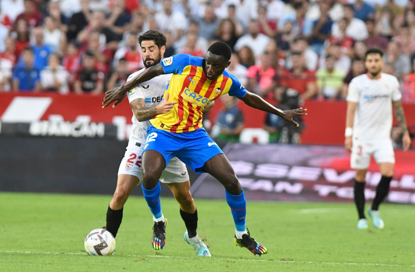  Diakhaby, durante el Sevilla - Valencia.