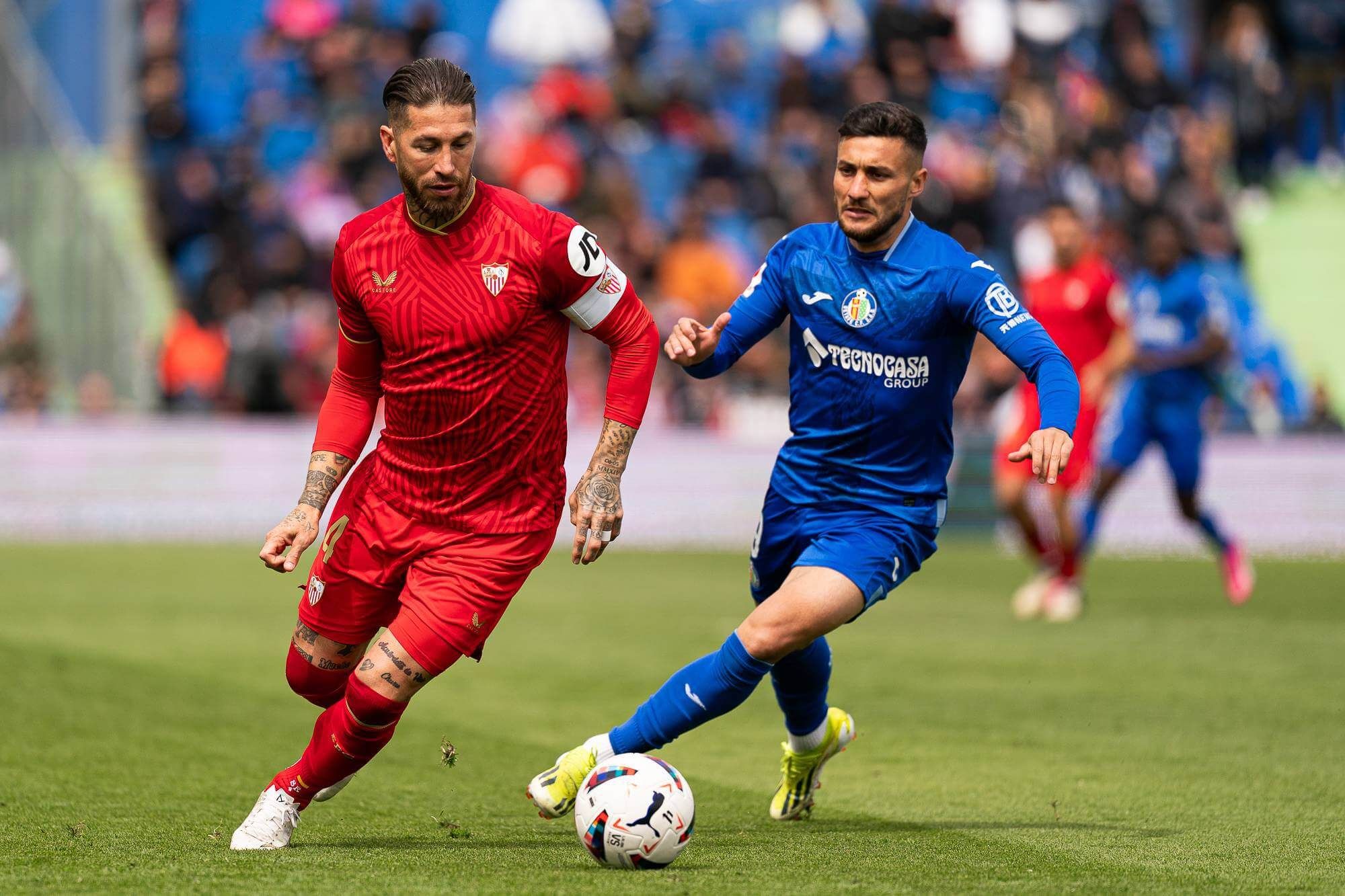 Sergio Ramos, ante el Getafe.