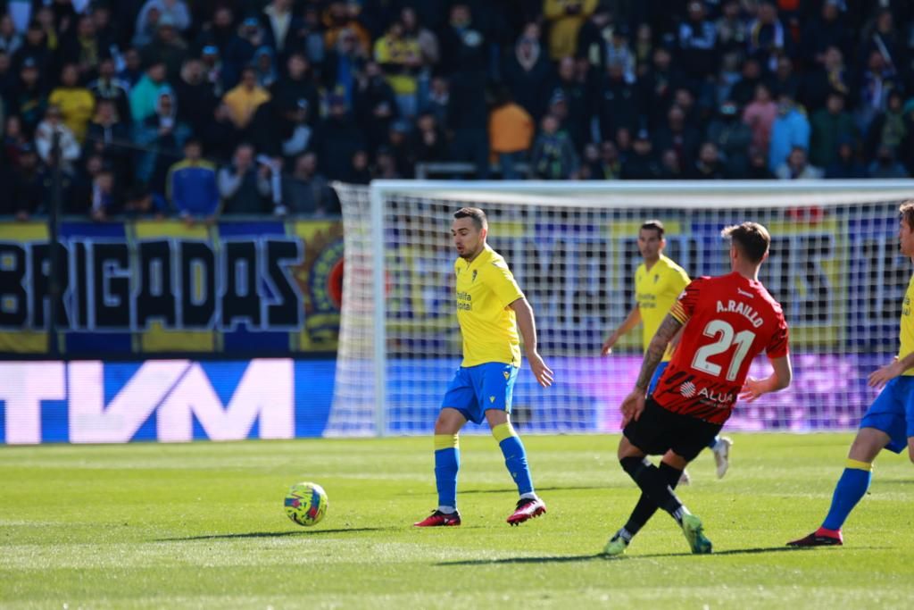 Escalante, durante el Cádiz-Mallorca.