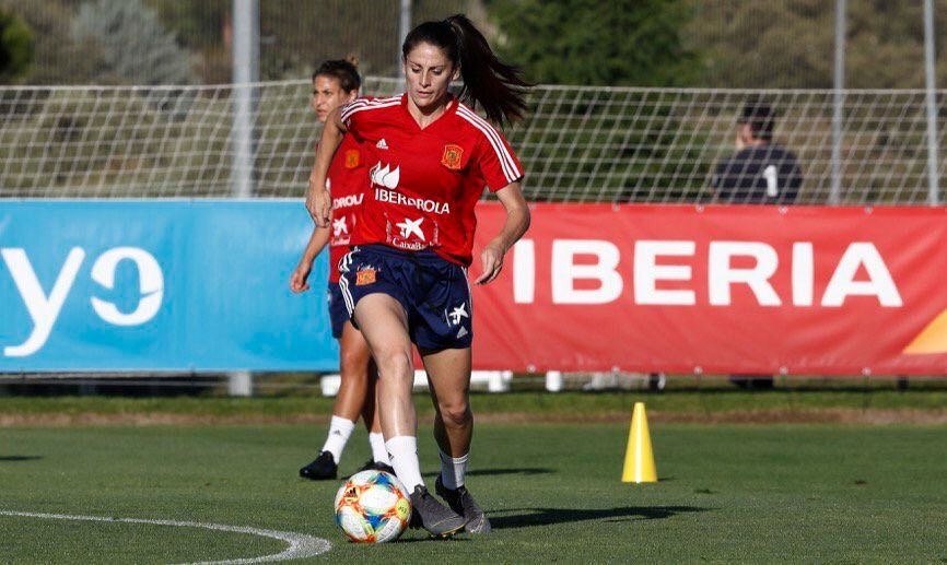  Esther González con la selección española.