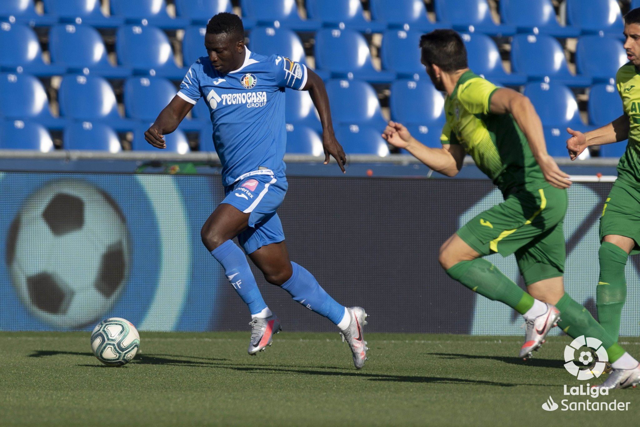 Etebo, en el partido del Getafe ante el Éibar.