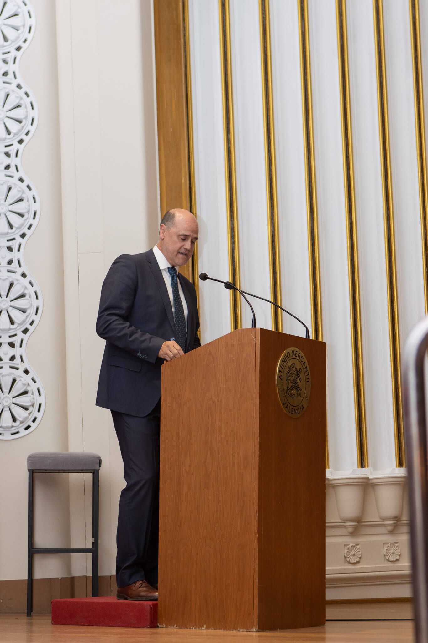  Fernando Gómez en el acto de Torino celebrado en el Ateneo