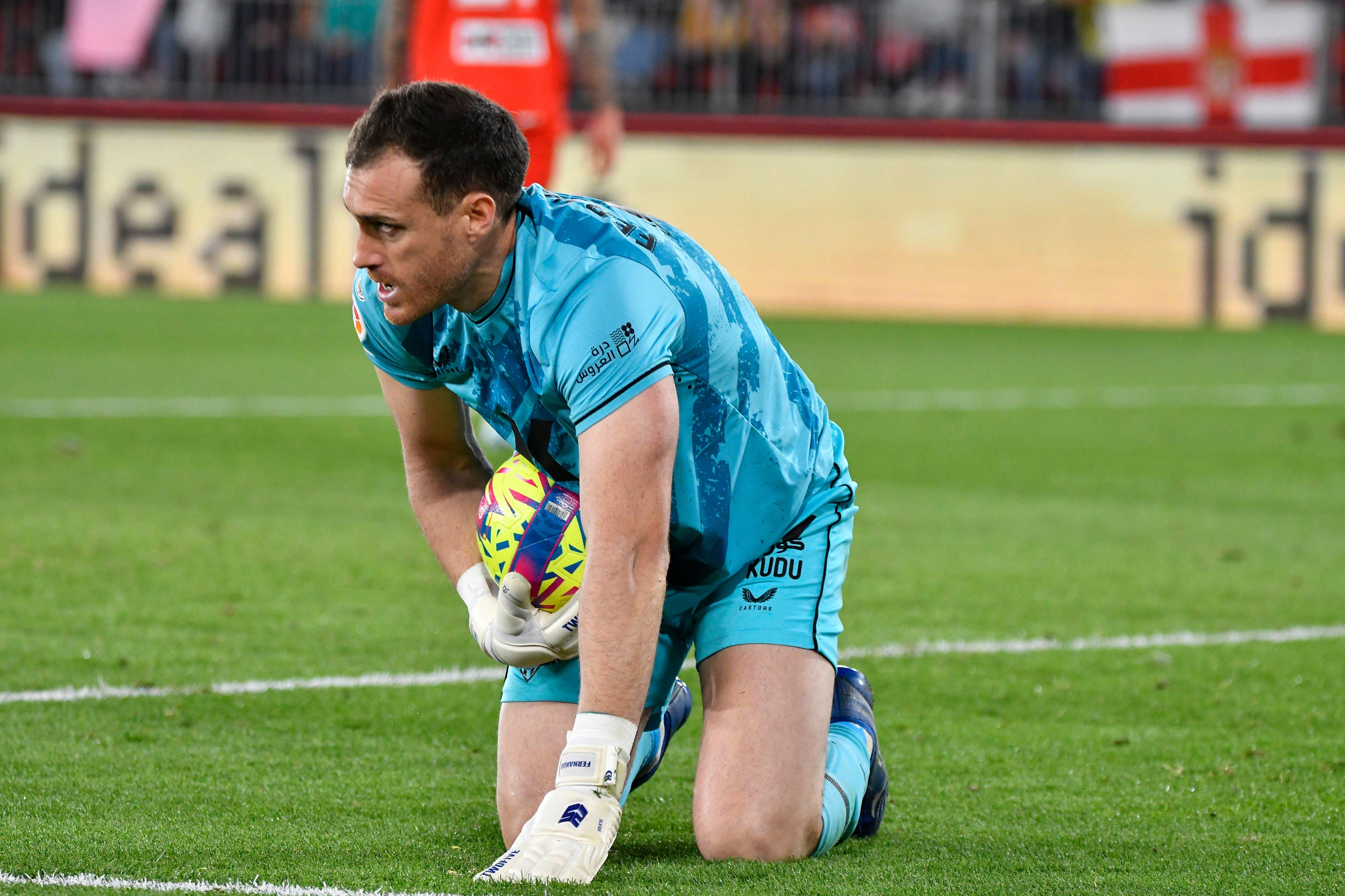  Fernando, guardameta del Almería.