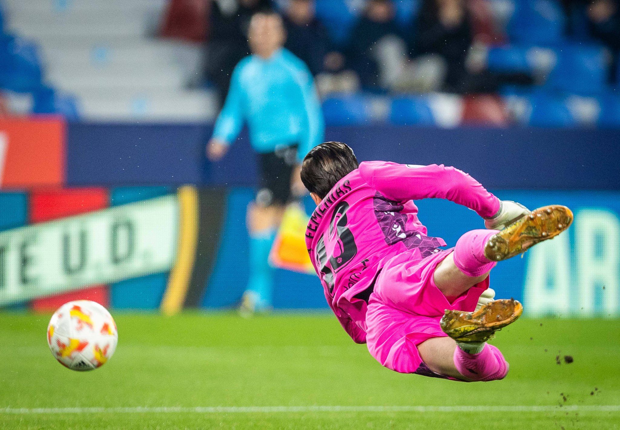  Parada de Joan Femenías ante el Getafe en Copa del Rey.