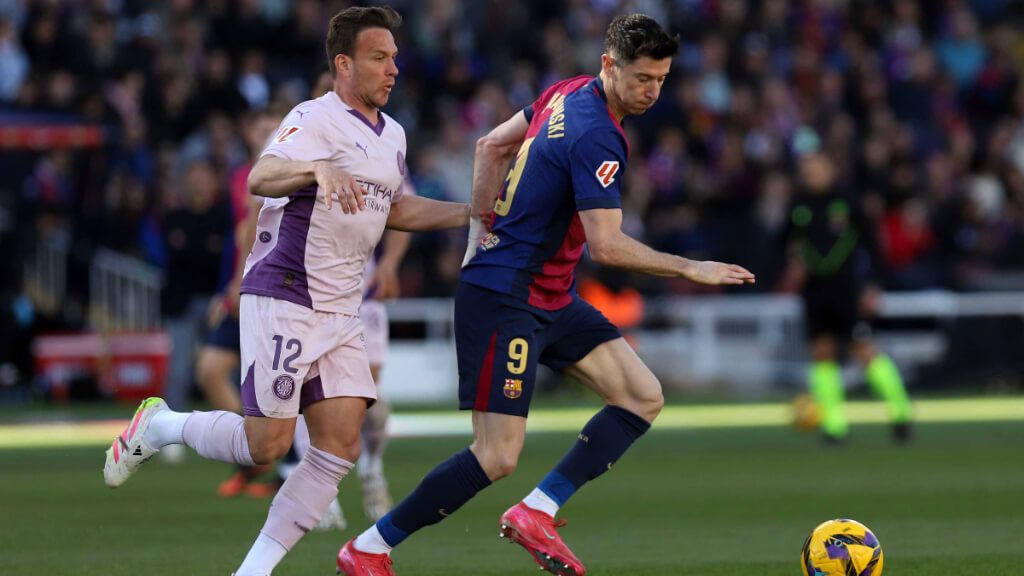  Arthur Melo vive su segunda etapa en LALIGA EA SPORTS con el Girona (foto: Cordon Press).