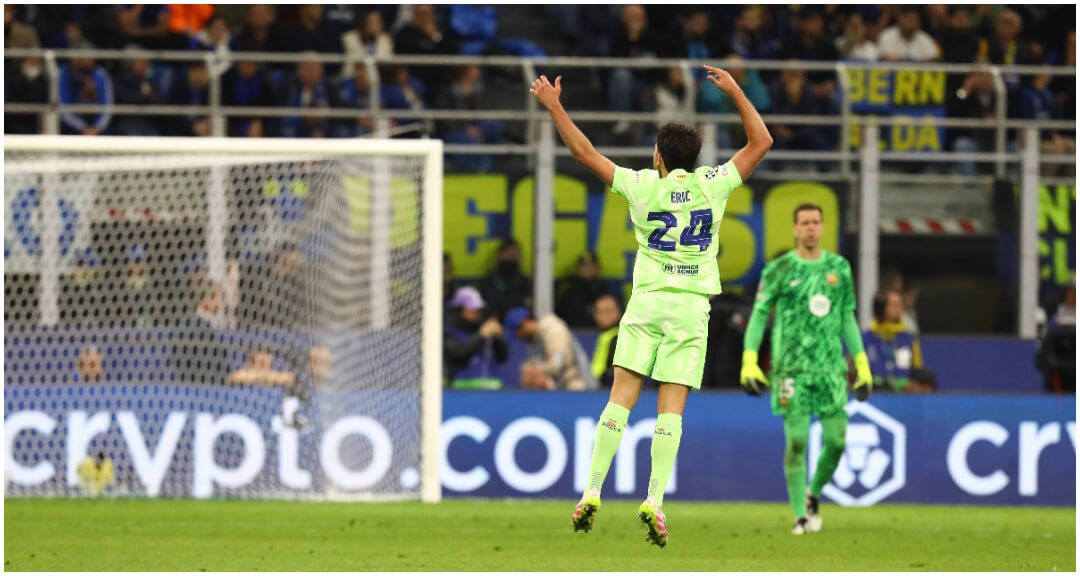  Eric García ha convencido a Hansi Flick y ha jugado en varias posiciones con el teutón (foto: Cordon Press).