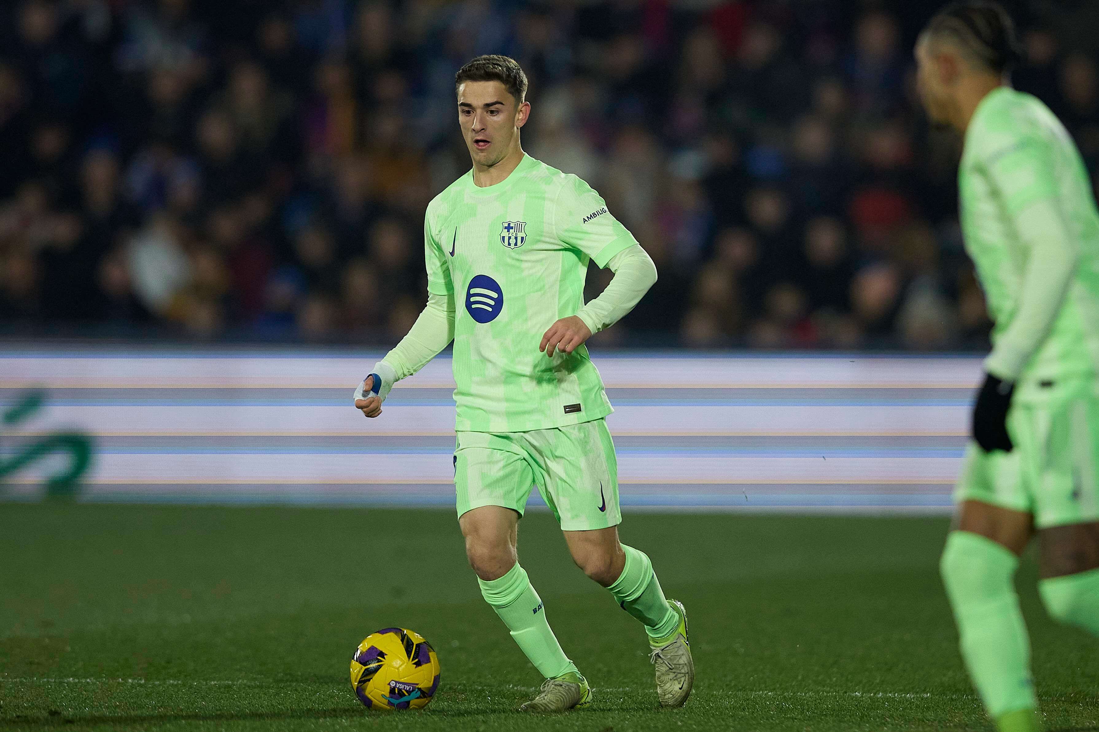  Gavi, durante el Getafe-Barcelona.