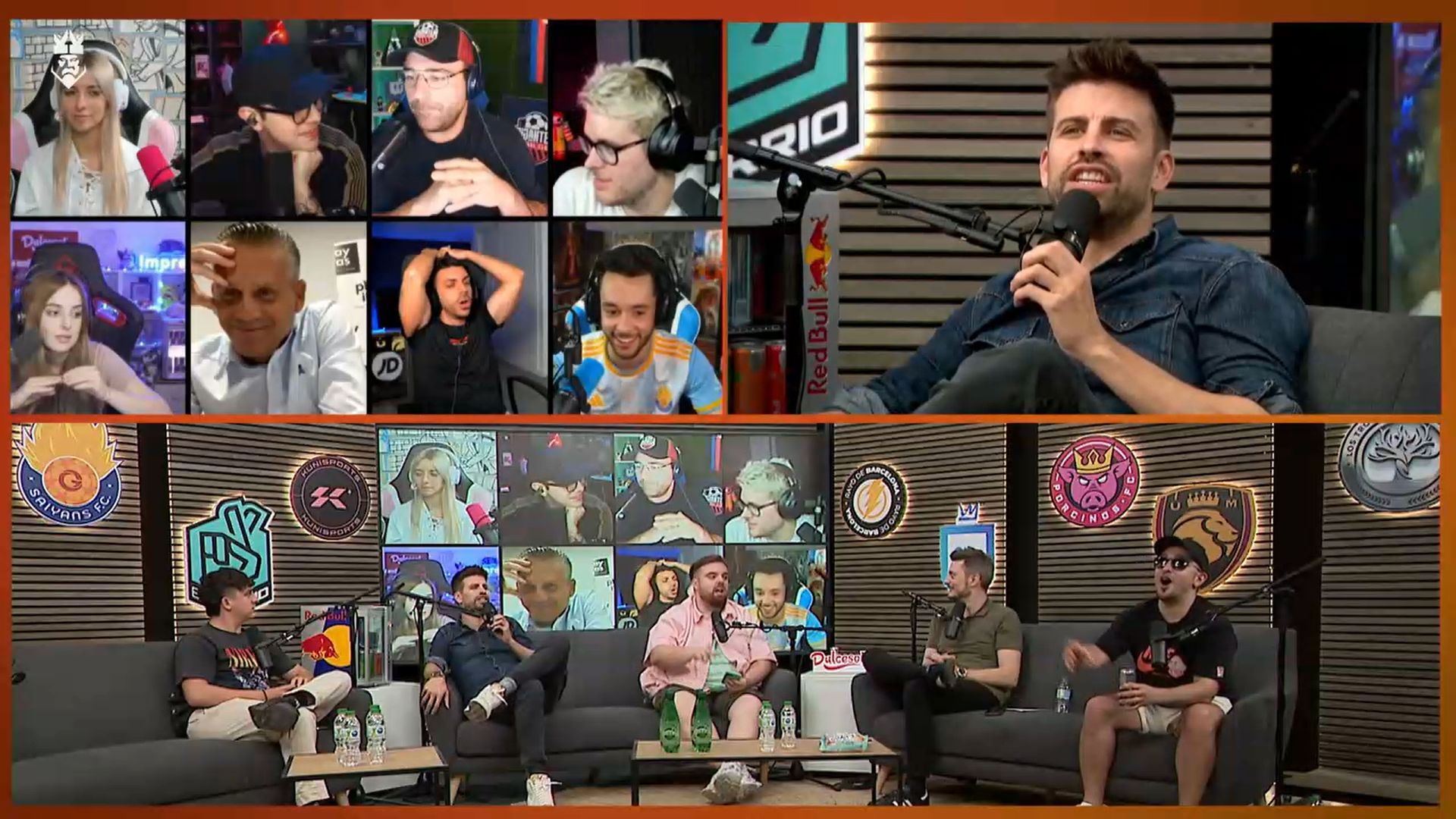  Gerard Piqué, en la After Kings de la Kings League.