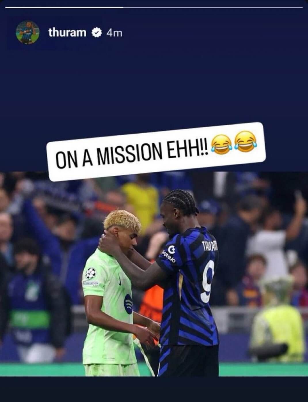  La historia de Instagram de Marcus Thuram (@thuram)