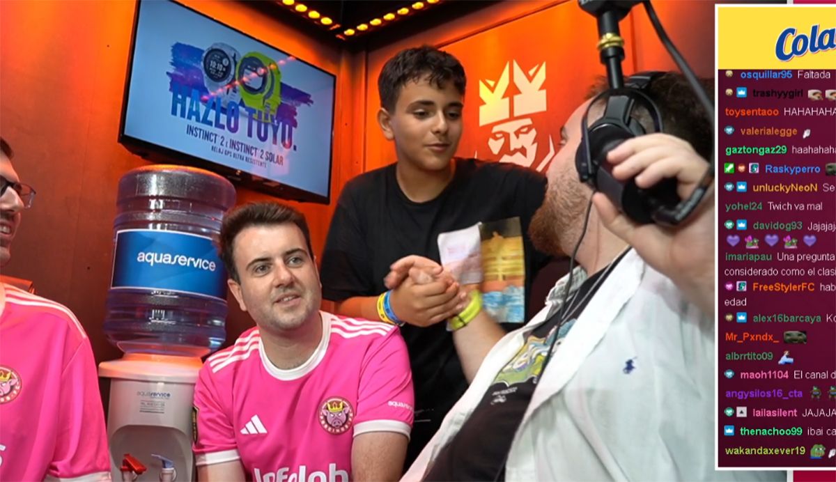  Ibai e Issam, el seguidor que 'se coló' en la Kings League