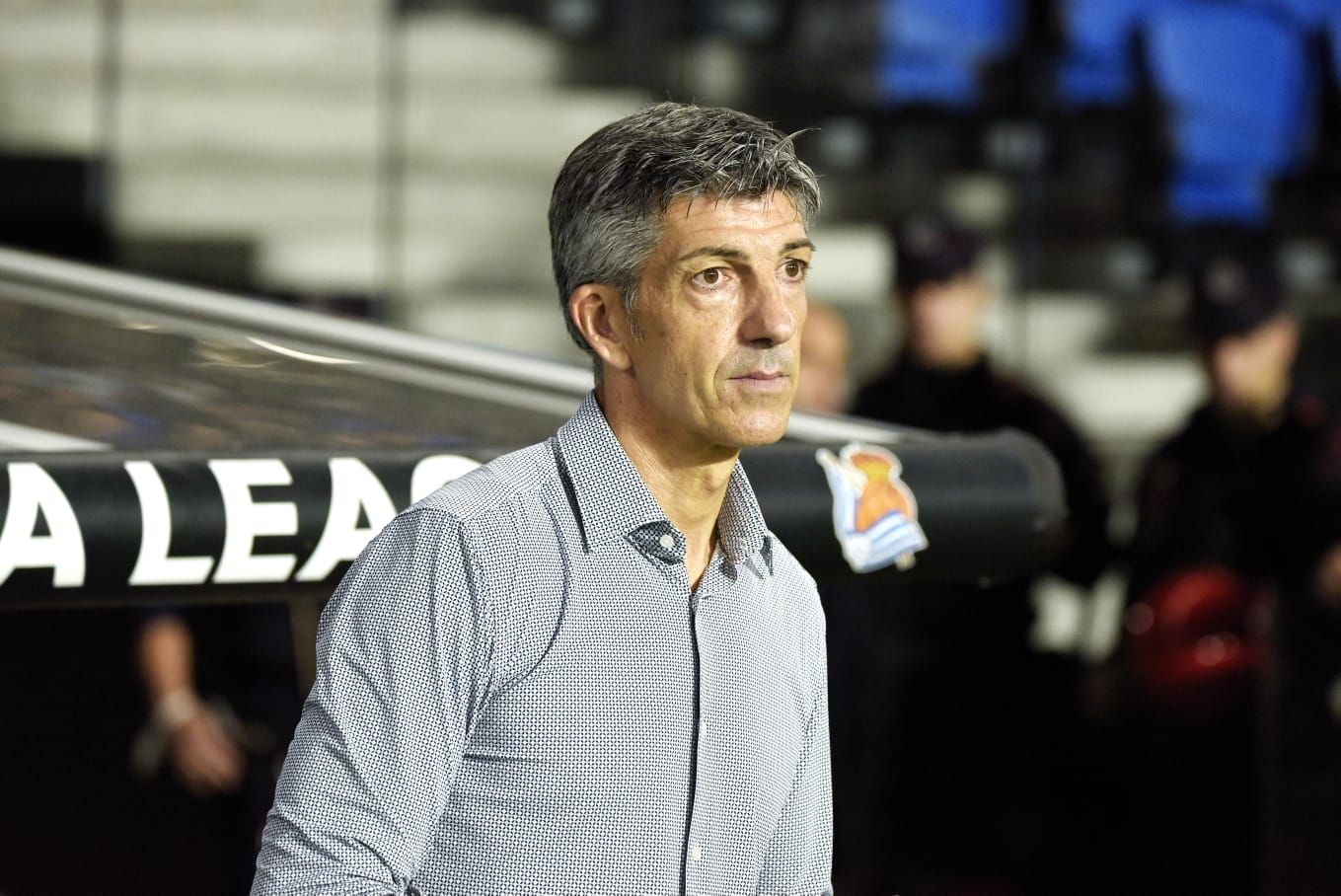 Imanol, durante el Real Sociedad-Sheriff.