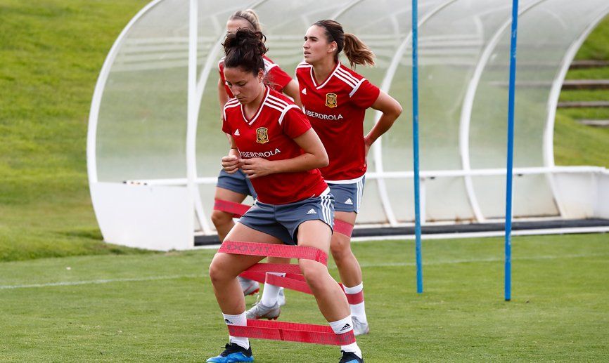  Ivana Andrés con la selección.