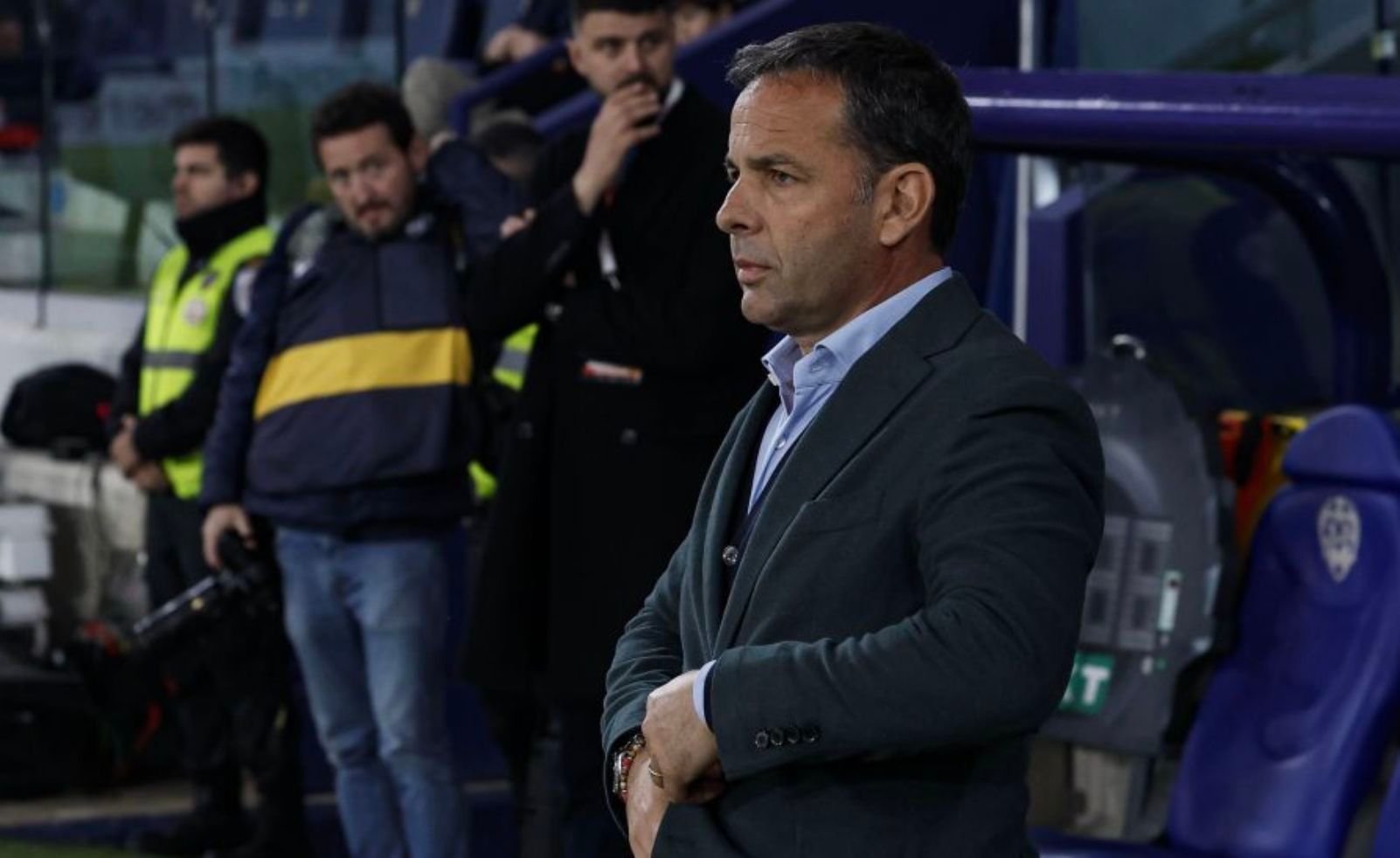 Javier Calleja, ante el CD Tenerife.