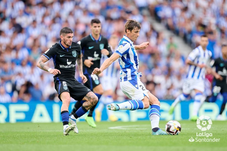 Le Normand, durante el Real Sociedad-Atlético.
