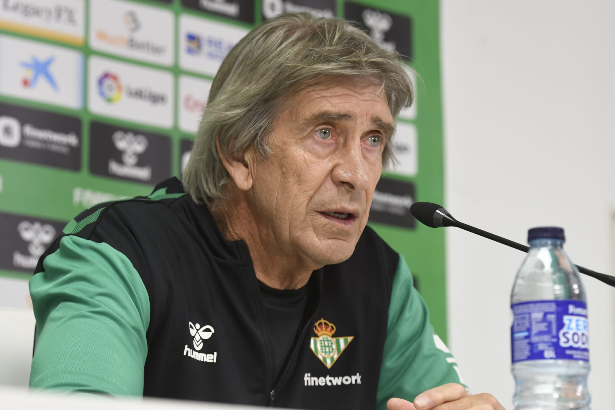  Manuel Pellegrini,en sala de prensa