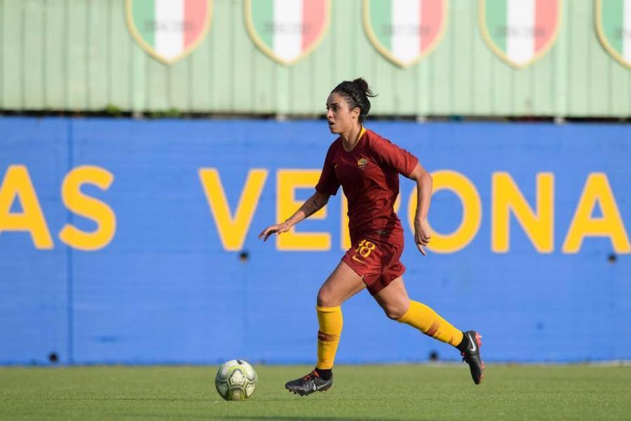  Martina Piemonte, jugando con la Roma.