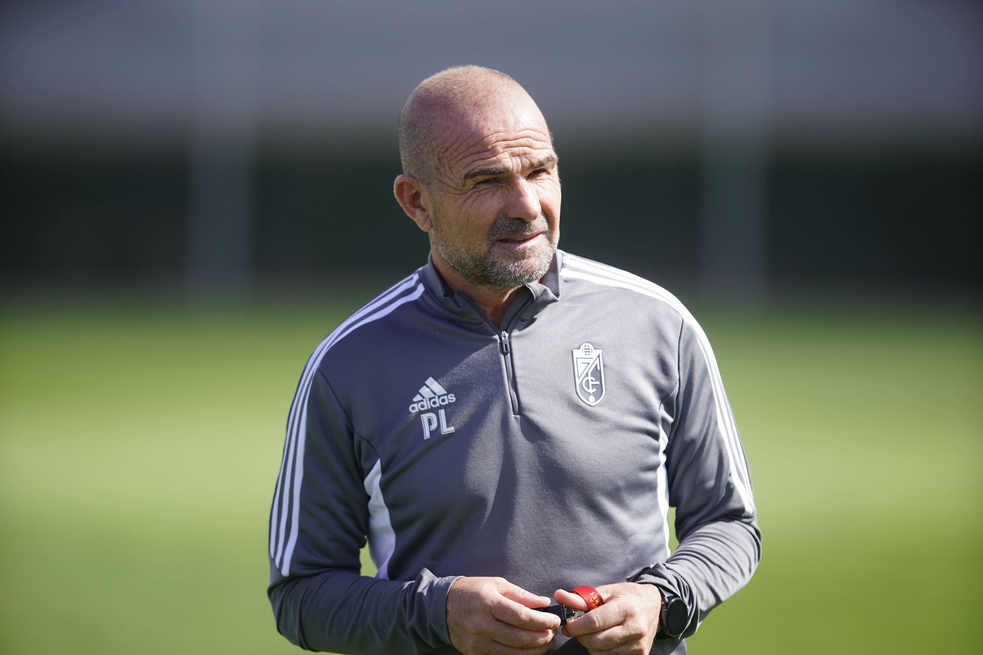 Paco López en su primer entrenamiento de pretemporada
