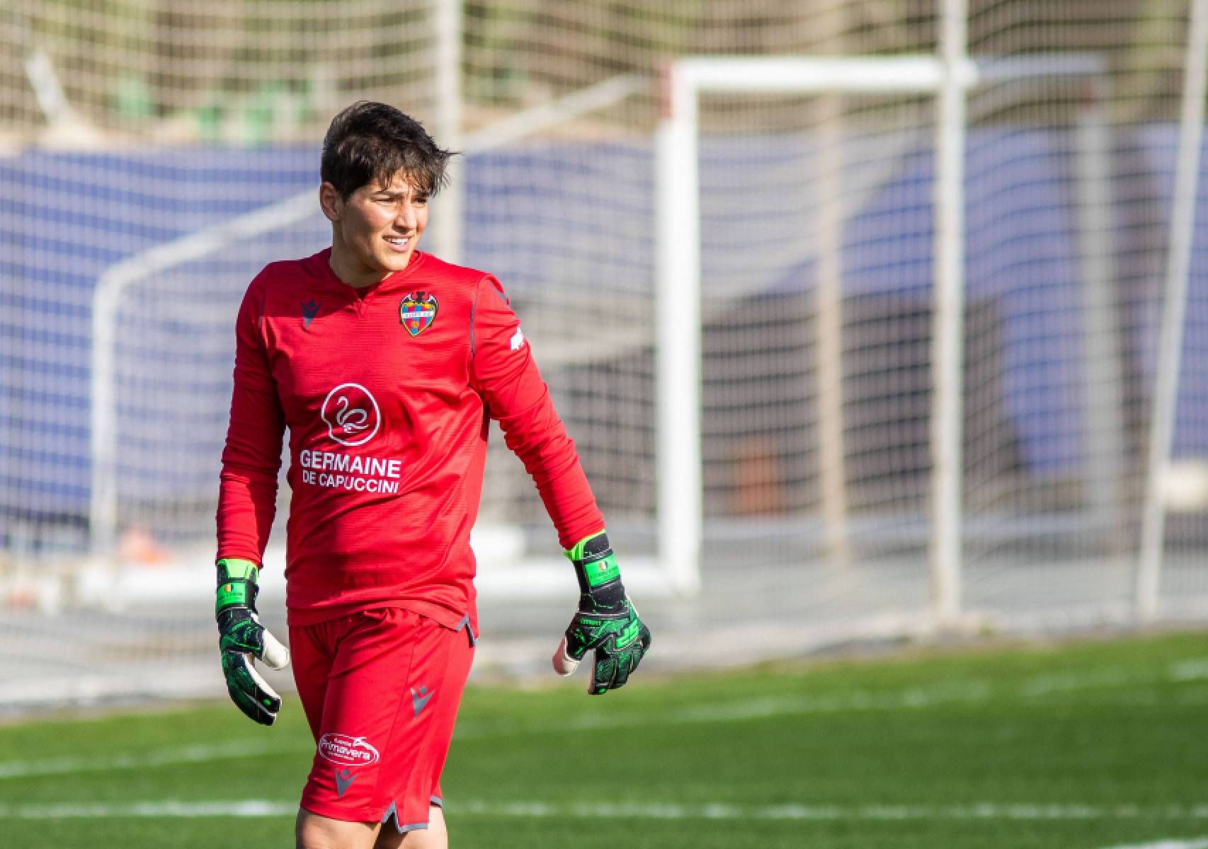  Andreea Paraluta en un partido con el Levante UD Femenino en Buñol.