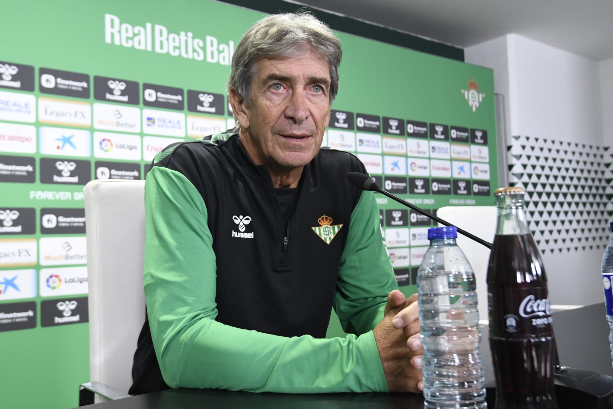  Pellegrini, en la rueda de prensa