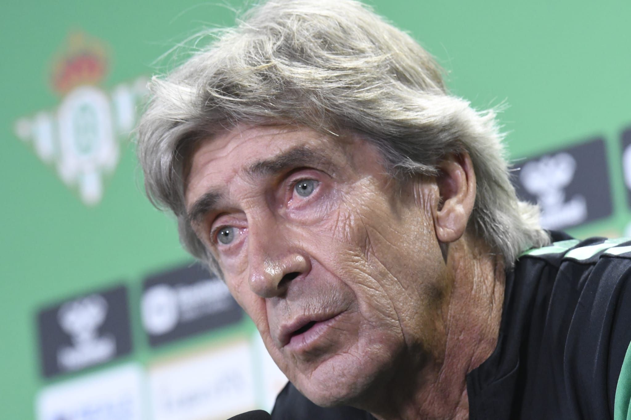  Pellegrini, en la rueda de prensa previa al partido ante el Espanyol.