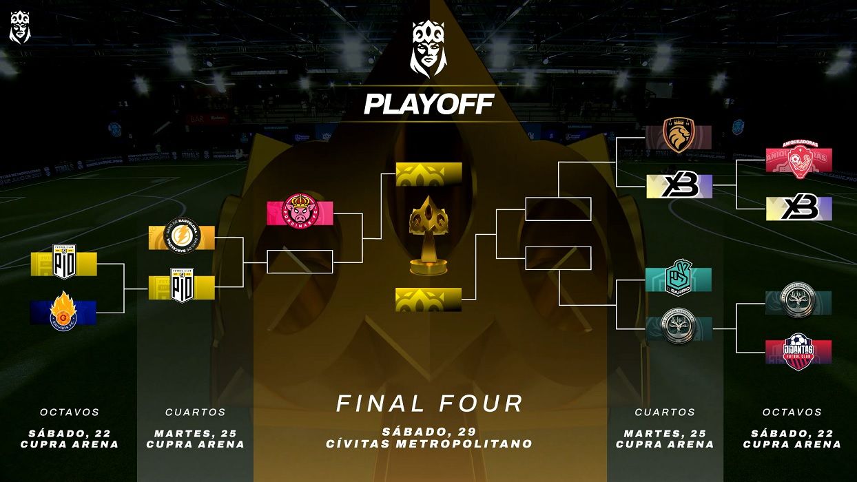 Los playoffs en cuartos de final de la Queens League