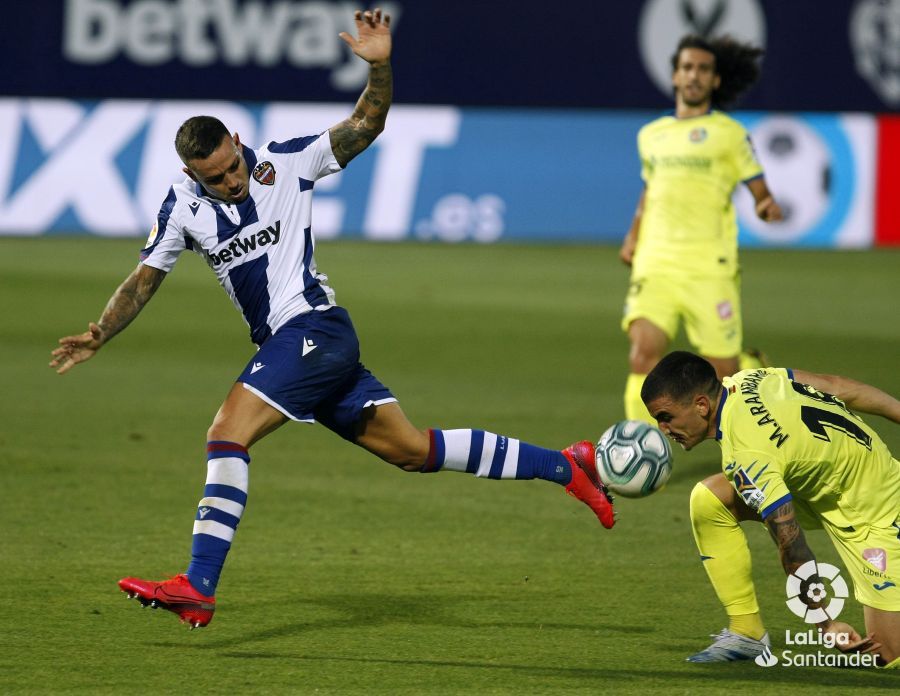  Roger Martí, durante el Levante-Getafe.