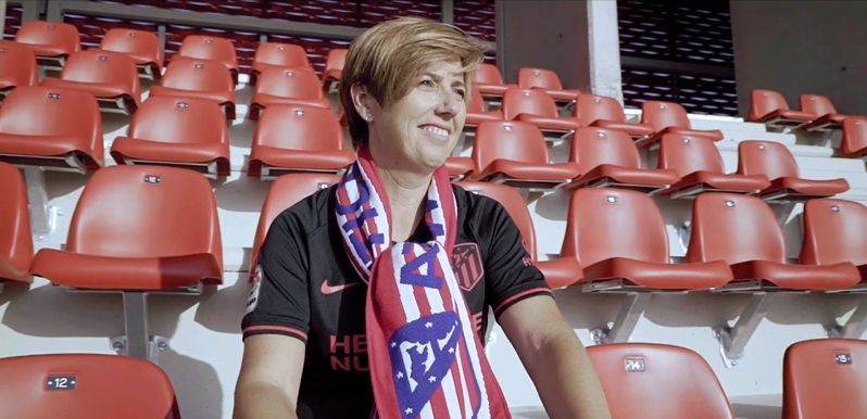  Rosa es fan incondicional del Atlético de Madrid Femenino.