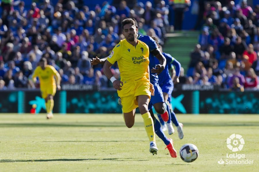  Rubén Sobrino, durante el Getafe-Cádiz.