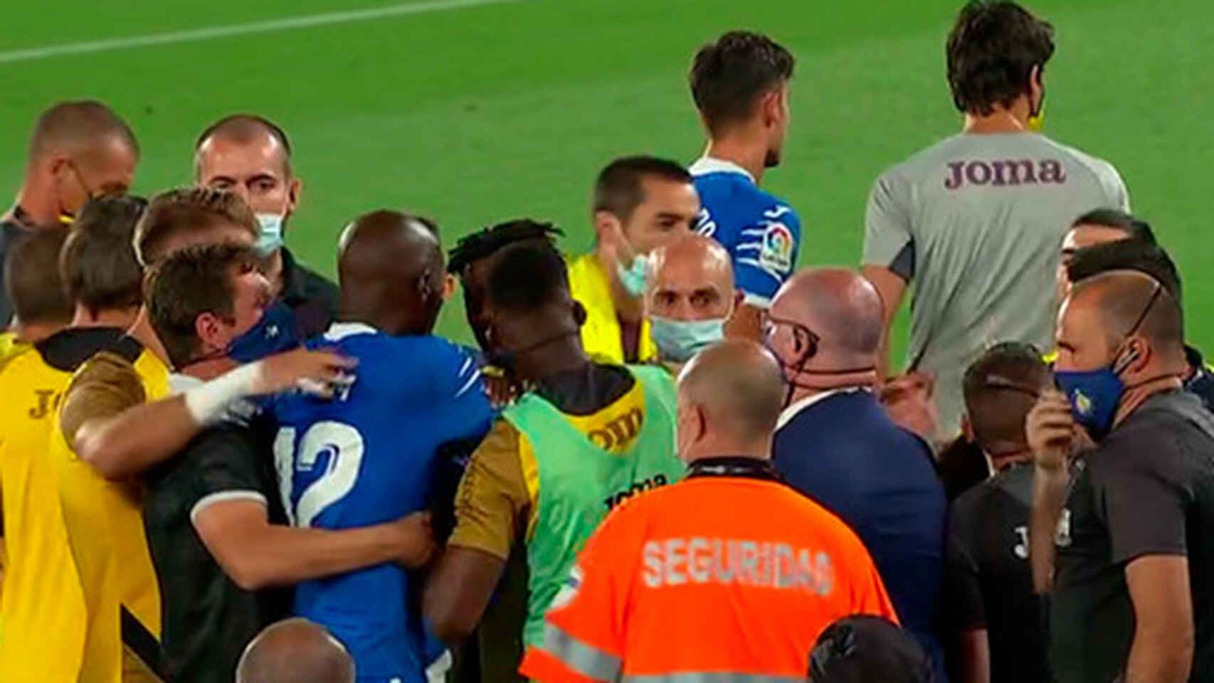  La trifulca final en el Getafe-Villarreal ha terminado con duras sanciones.