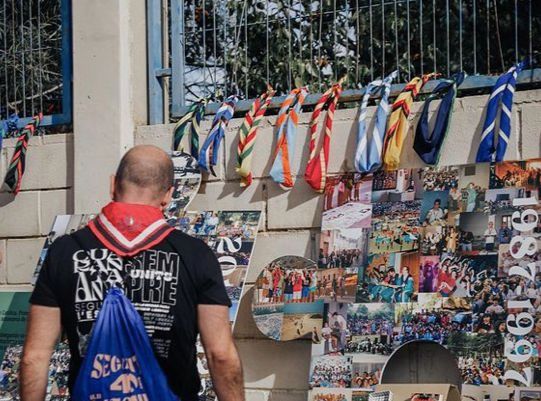 Uno de los momentos.