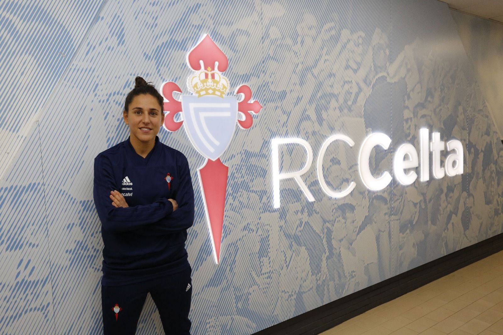  Vero boquete, en las instalaciones del Celta de Vigo.