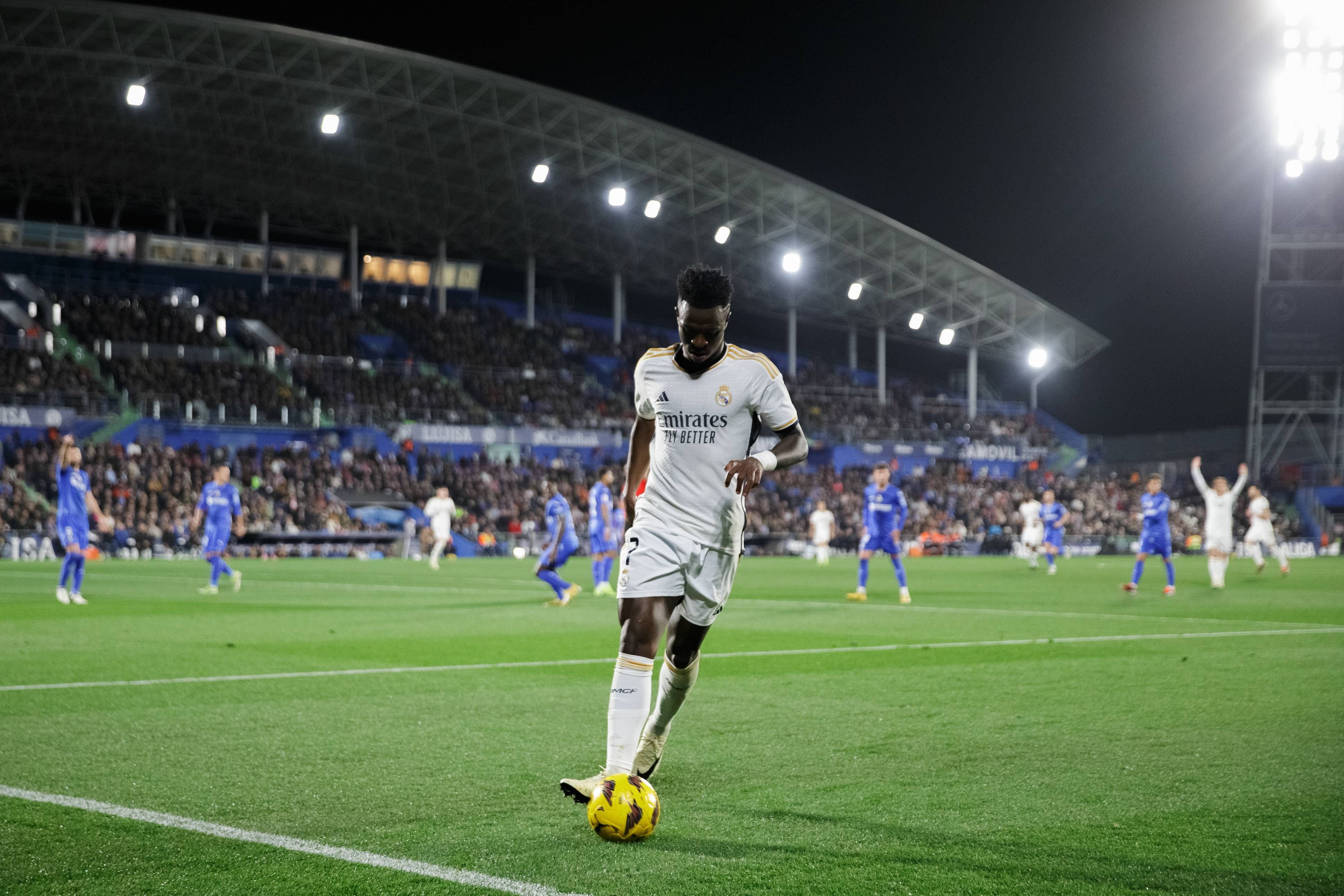  Vinicius Jr., durante el Getafe-Real Madrid de LALIGA.