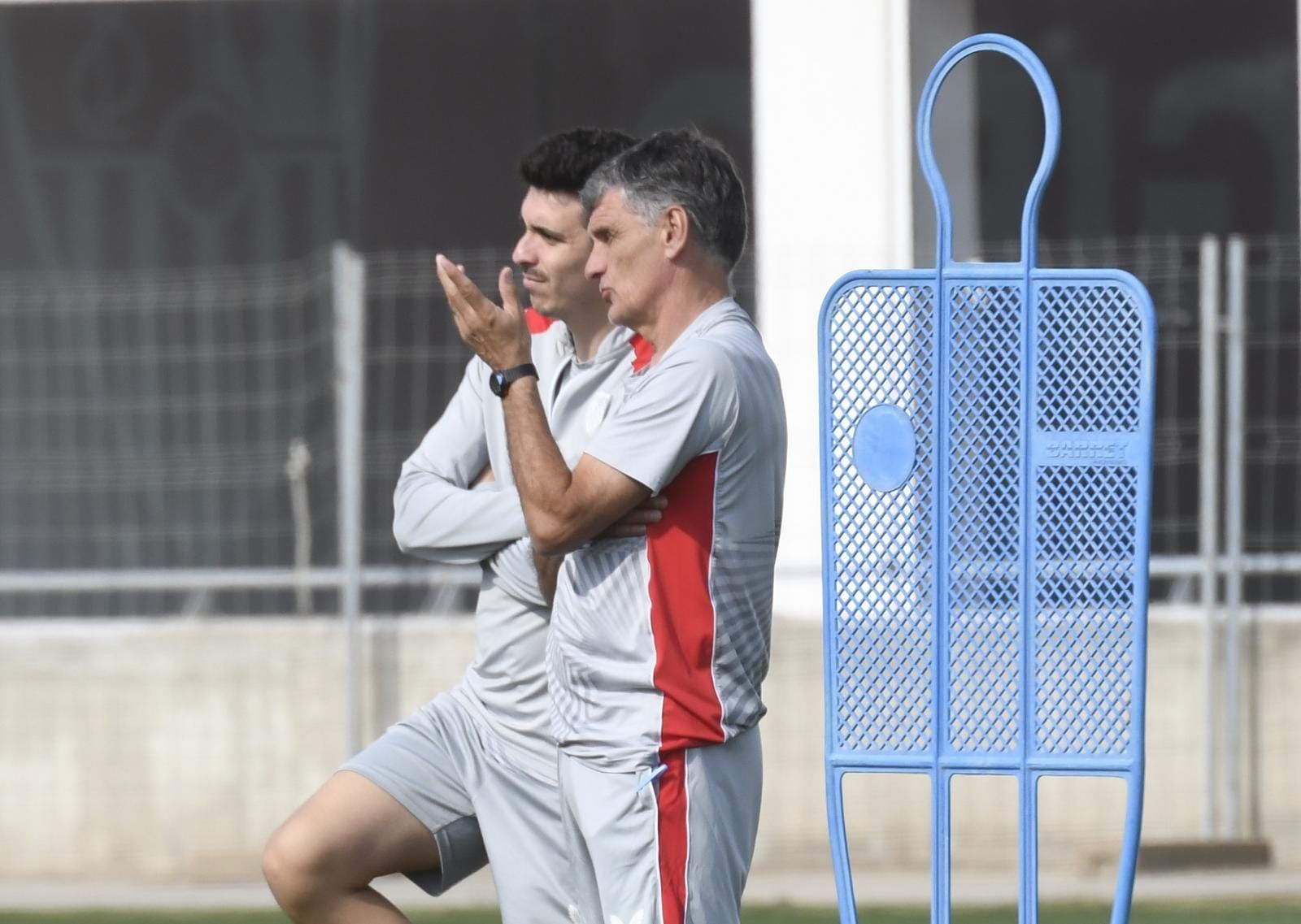 Mendilibar, en la sesión del sábado.