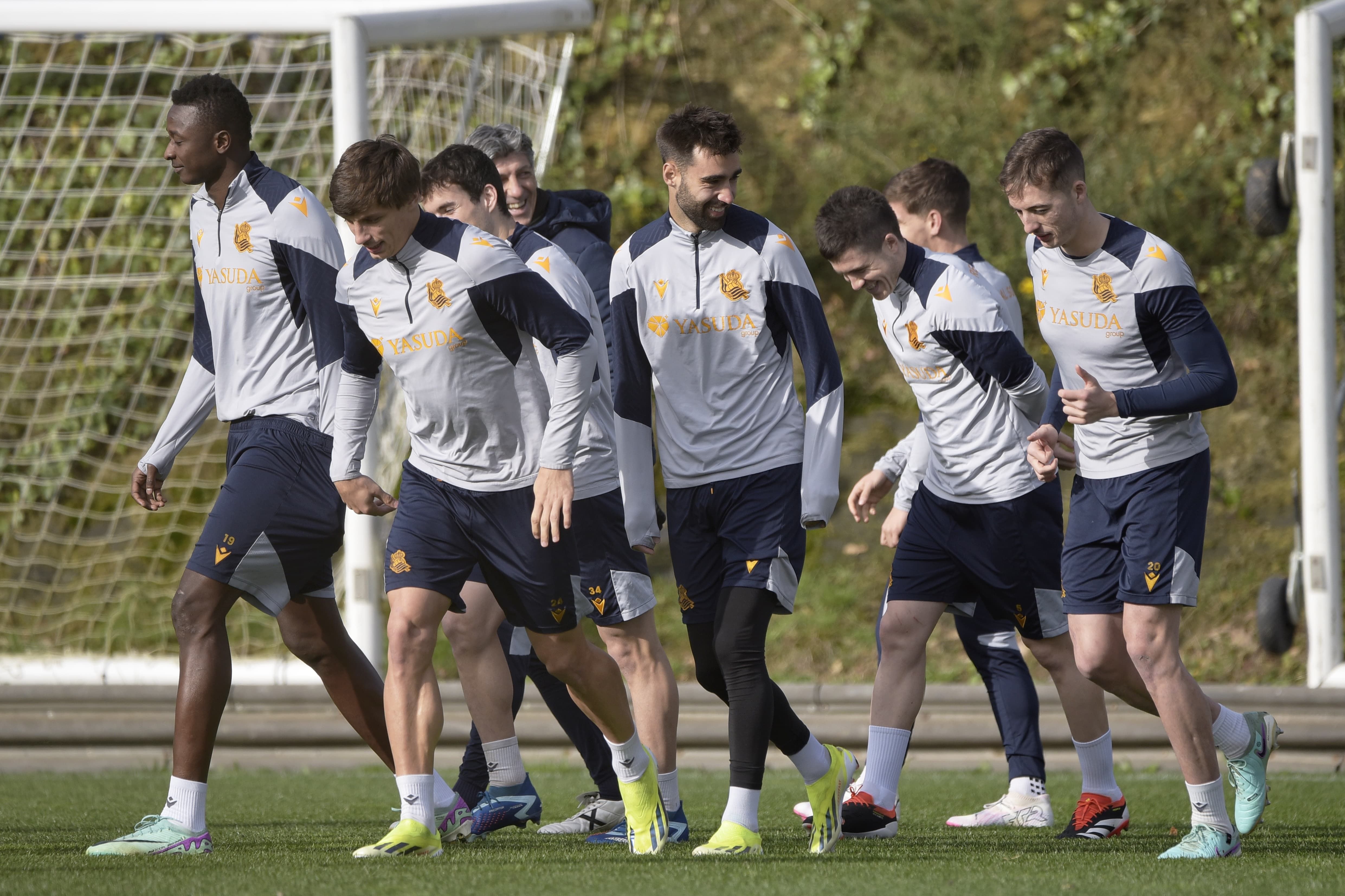  Entrenamiento de la Real Sociedad.