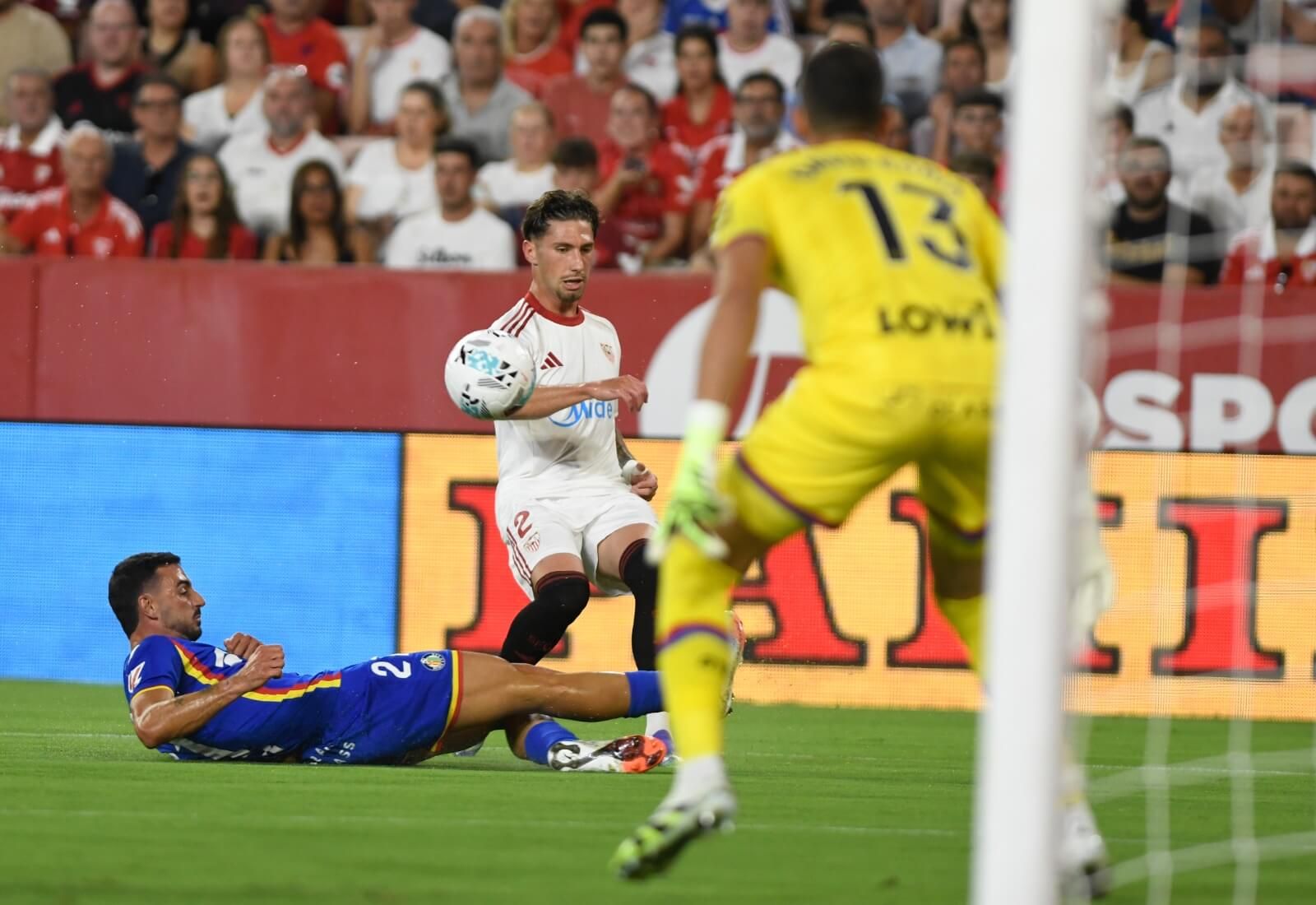 Carmona, ante el Getafe