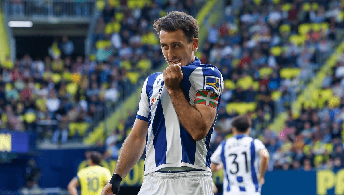 Mikel Oyarzabal, en el Villareral-Real Sociedad.