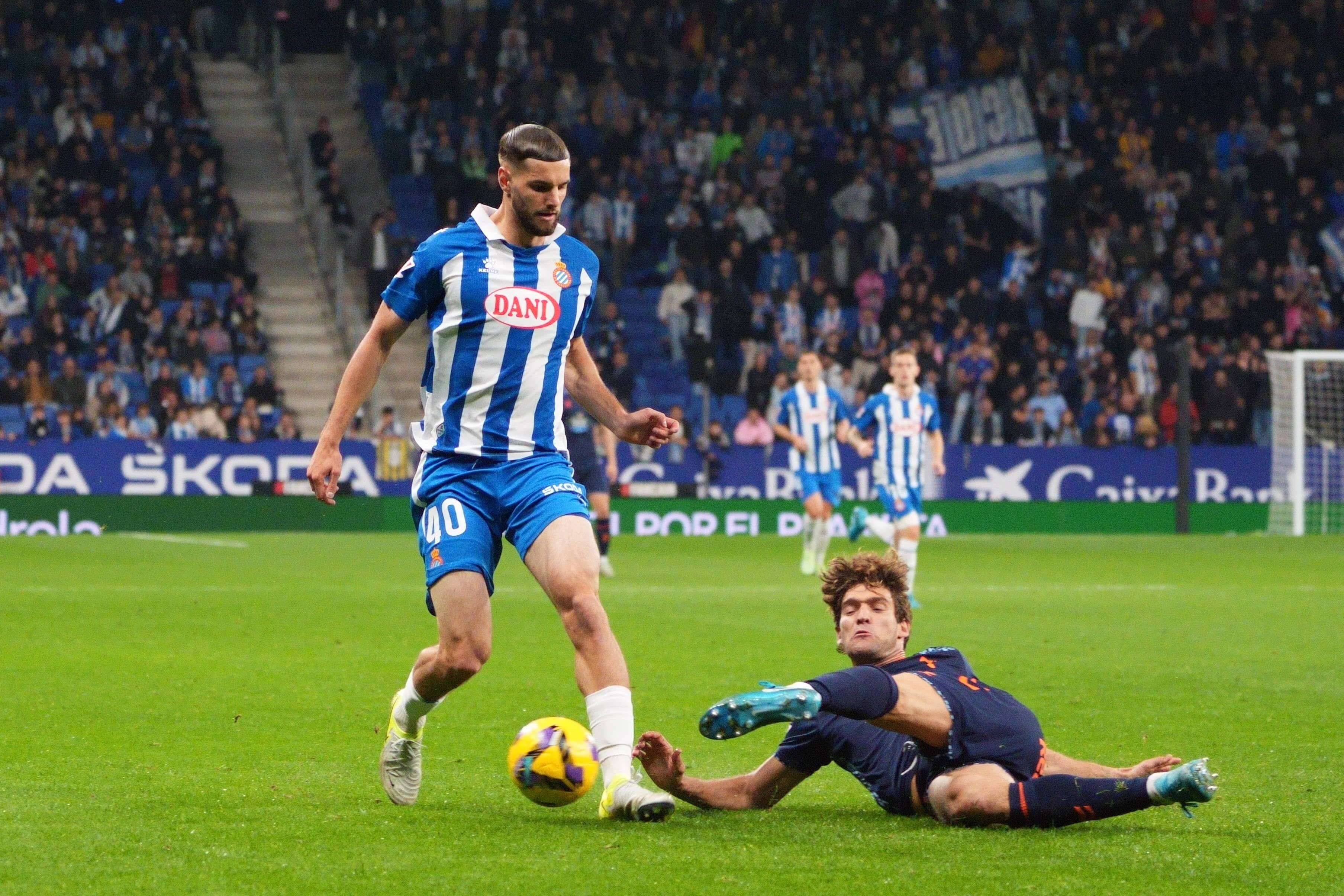 Justin Smith, en un partido con el Espanyol.