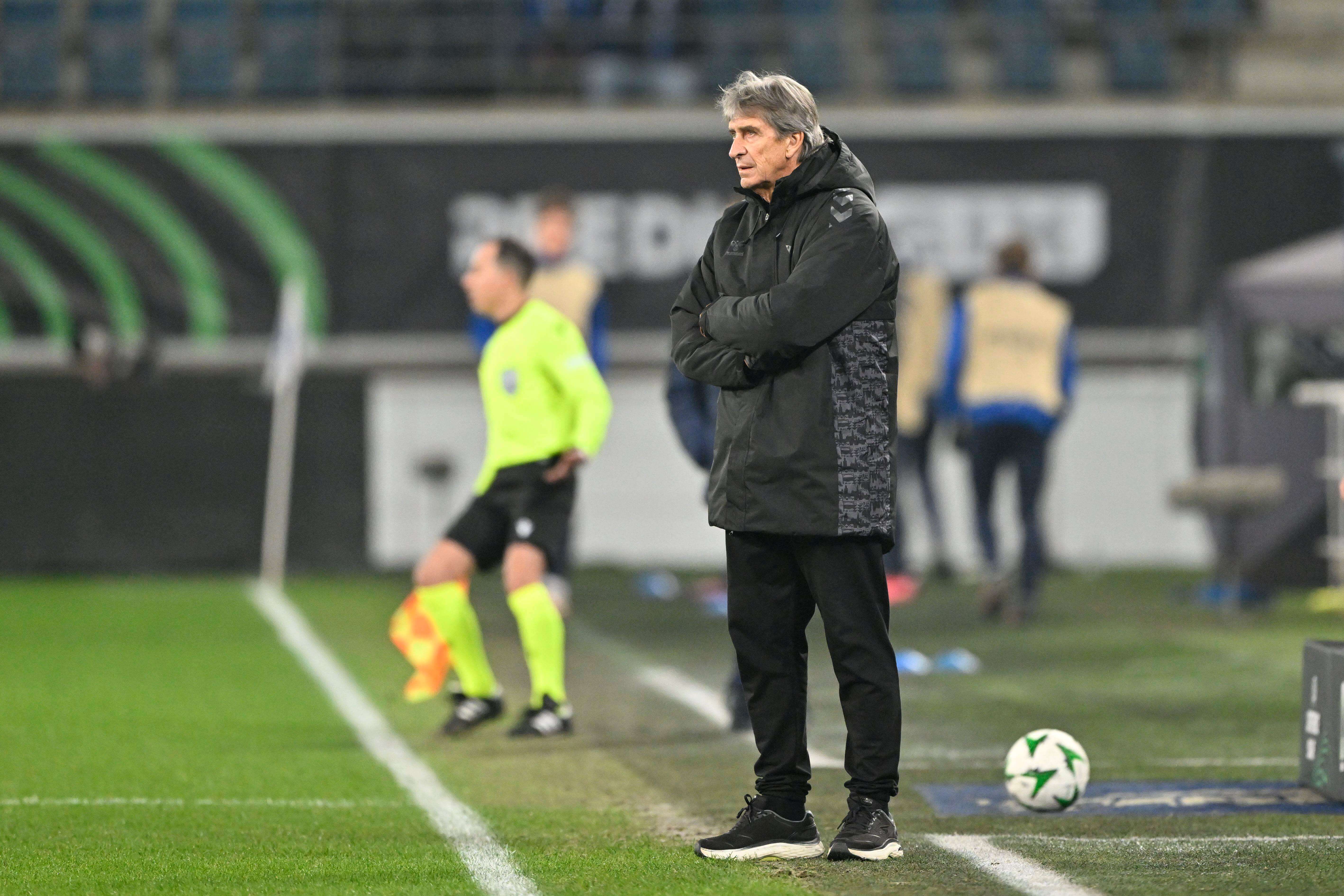  Manuel Pellegrini, ante el Gent.