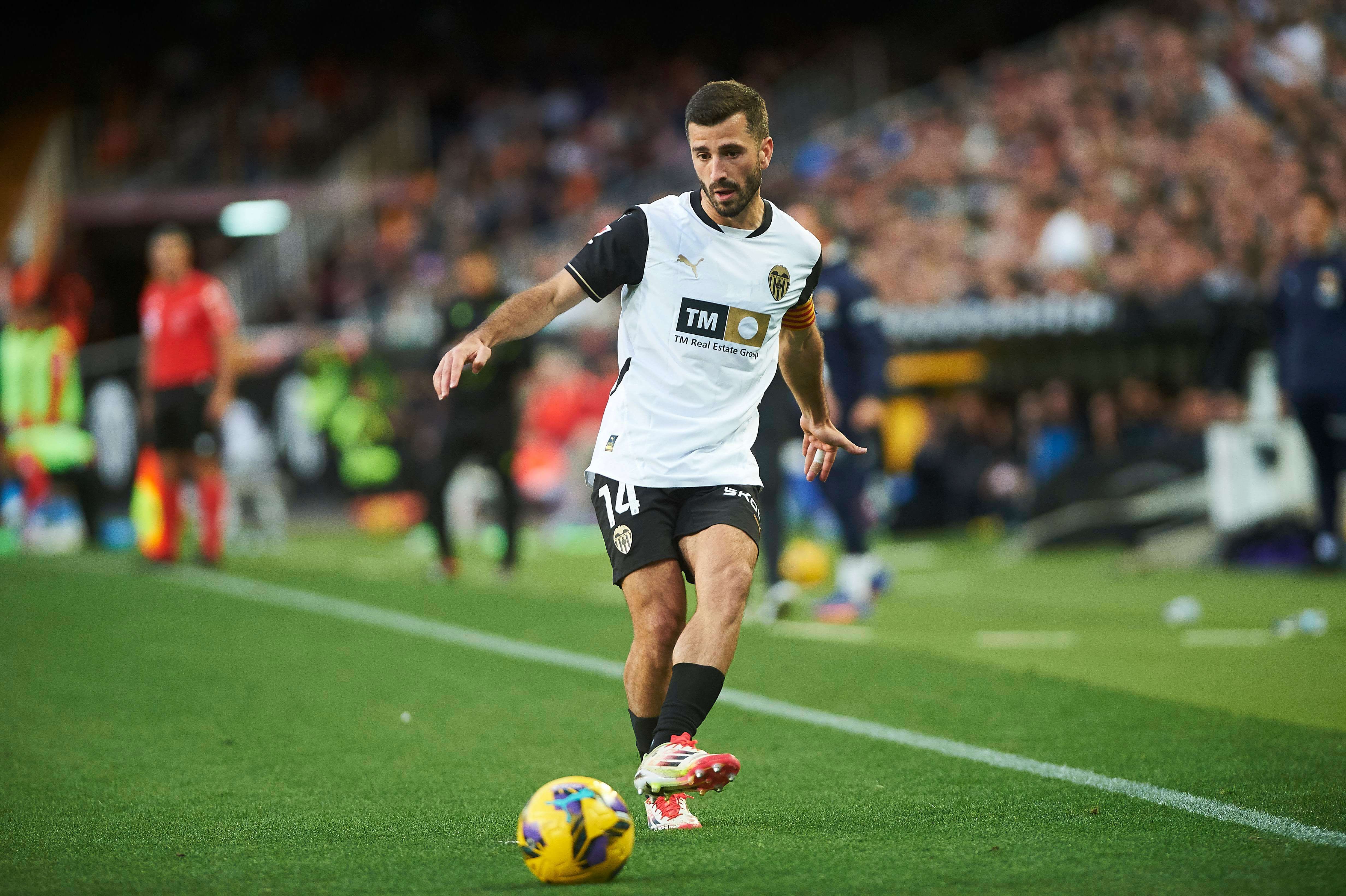  Gayá jugando contra el Mallorca (Cordon Press)