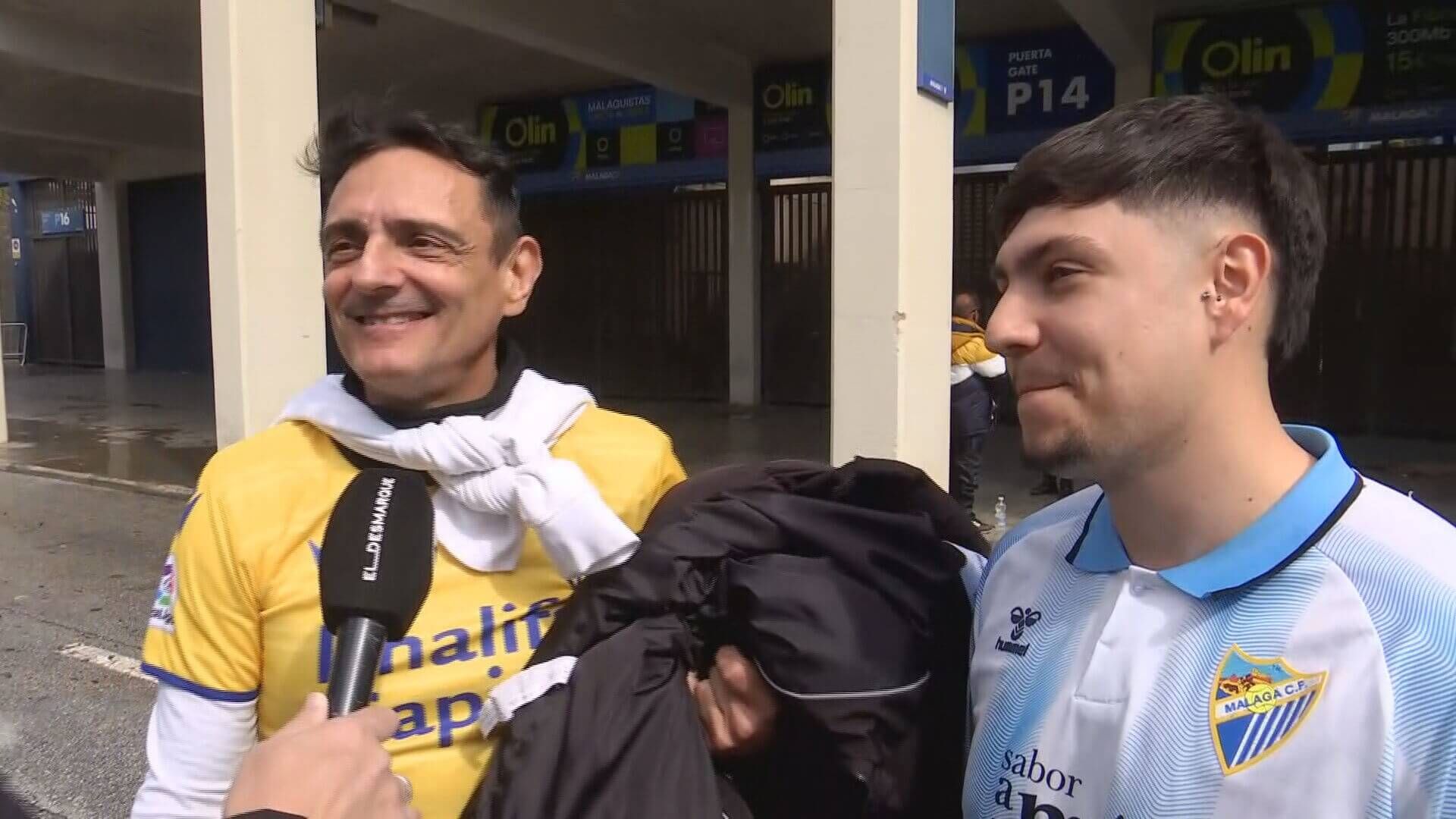 Padre e hijo, del Cádiz y del Málaga respectivamente, ante las cámaras de ElDesmarque.