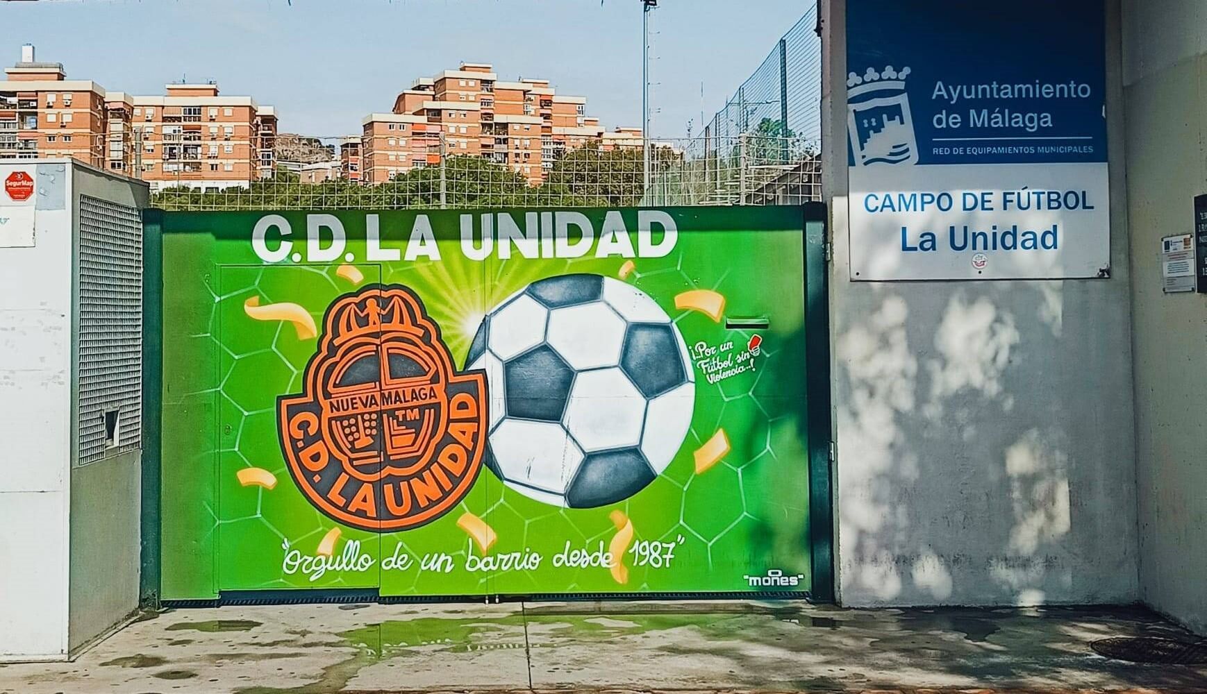  Campo del CD La Unidad, club del que formaba parte el pequeño Dani.