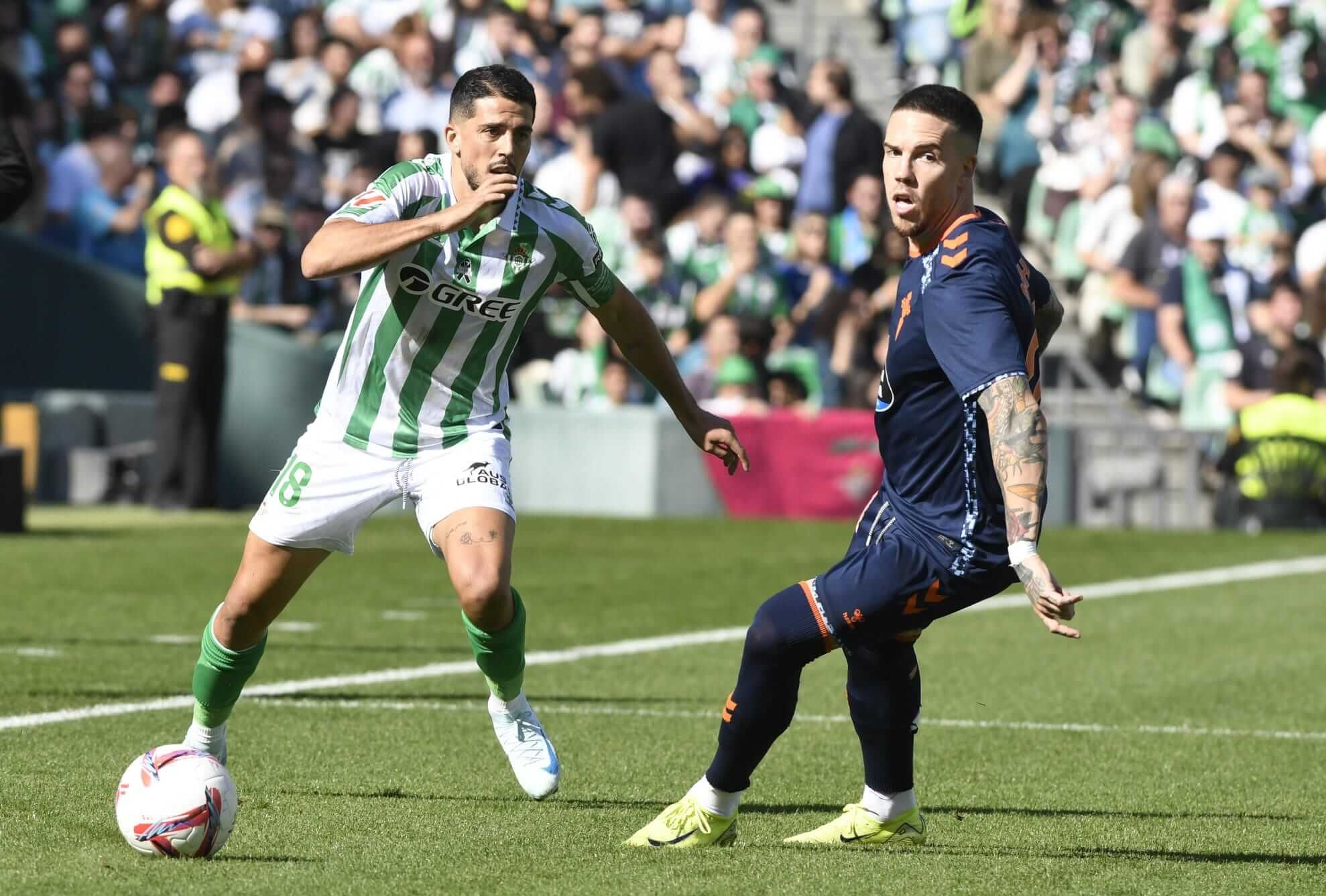  Pablo Fornals, en el Betis-Celta.